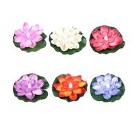 KENBT Lot de 6 lampes flottantes à LED for piscine, éclairage sous-marin for bateaux, piscines et étangs,Installation Pratique