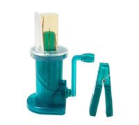KENBT Machine à Tricoter DIY, Mini Bobine de Tricot, Ensemble d'outils de Crochet for Tissage de Bracelets à la Main, Accessoires de Couture ménagers,Gagnez du Temps et des Efforts(Green Set)