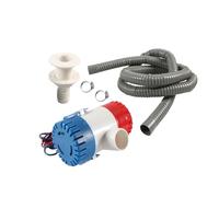 KENBT Pompe Marine for Bateau, Pompe de cale 12 V-1100 GPH, Pompe à Liquide for Bateau, Yacht, caravanes,Antirouille(500GPH)