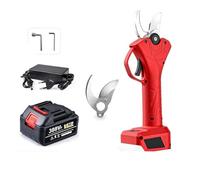 KENBT Sécateur, Cisaille électrique sans balais, Outils d'élagage de bonsaï d'arbres fruitiers de Jardin sans Fil, adaptés à 18V/21V,Sécurité et défense(388VF-1)