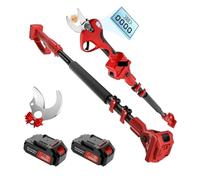 KENBT Sécateur, Sécateur électrique 6 Pieds Haute portée rallonge Branches sans Fil sécateur Outils électriques de Jardin Largeur de Coupe 3 cm,Sécurité et défense