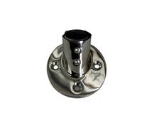 KENBT Siège de Tuyau inférieur carré à Bras Long de 60 degrés en Acier Inoxydable for Bateau et Yacht,Antirouille(22mm)