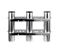 KENBT Support de ranment for Canne à pêche à 3 Tubes en Acier Inoxydable et Organisateur de Bateau,Antirouille