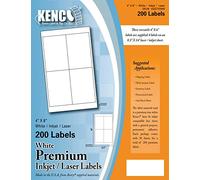 Kenco Premium Blanc adresse d'expédition UPC Jet d'encre/laser labels Made in the USA 4" X 6" 200 Labels