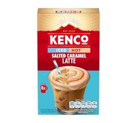Kenco Sachets de café glacé au caramel salé chaud 8 x 20,3 g