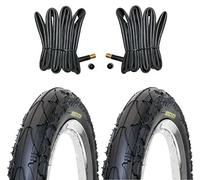 Kenda Lot de 2 pneus de vélo 18" 47-355 18 x 1,75 avec 2 chambres à air avec valve auto