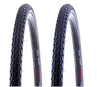 Kenda Lot de 2 pneus de vélo 28" 28 x 1,50 40-622 700 x 38C avec bandes réfléchissantes et 2 chambres à air 28 avec valve Dunlop OPS