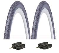 KENDA N°2 Pneu + 2 Chambres 28" - 700 x 40 (42-622) Noir Vélo City Bike