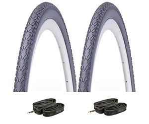KENDA N°2 Pneu + 2 Chambres 28" - 700 x 40 (42-622) Noir Vélo City Bike