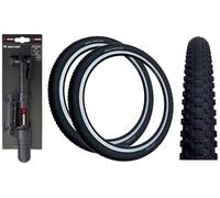 Kenda Small Block 8 Eight Lot de 2 pneus de VTT 20 x 1,50 + mini pompe Noir