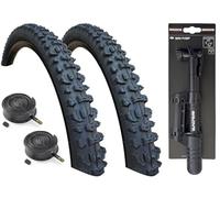 Kenda Smoke K-816 Lot de 2 pneus de VTT avec chambres à air Schrader 26" x 2,10