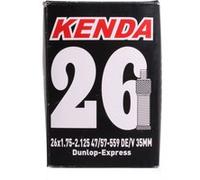 Kenda Tube 26 X 1.75 / 2125 (47 / 57-559) DV 35 mm noir, noir