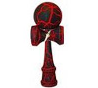 Kendama Crackle coloris rouge NC G