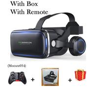 Kendecon-Casque de lunettes de réalité virtuelle,lunettes 3D,casque pour smartphone,jumelles Viar pour téléphone intelligent,jeu vidéo,6.0 - Type With Box 054 Remote