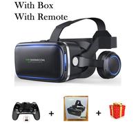 Kendecon-Lunettes de réalité virtuelle 3D,casque Viar,lentilles interdites,pour smartphone,avec contrôleur - Type Headphone 9156