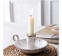Kendiis Bougeoir en céramique pour Bougies de Sort, Bougies Coniques et encens, Halloween, Noël, Salle à Manger, décoration de la Maison