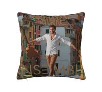 Kendji France Girac Housse de Coussin décoration de Maison Moderne pour canapé Salon canapé-lit 26 "X 26"