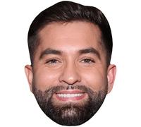 Kendji Girac (Beard) Big Head. Masque plus grand que nature.