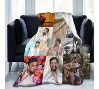 Kendji Singer Girac Couverture en flanelle polaire douce pour canapé salon 200 x 150 cm