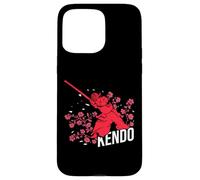 Kendo - combat au sabre japonais Kenjutsu Samurai Coque pour iPhone 15 Pro Max