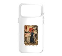 Kendo Débutant/Encre Japonaise/Calligraphie Art Design Coque pour iPhone 17 Pro Max