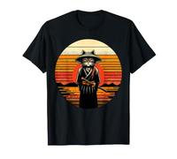 Kendo Funny Cats japonais Sunset Samourai Chat Chaton Guerrier T-Shirt