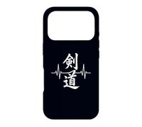 Kendo Heartbeat Arts Martiaux Japonais Combat d'épée Coque pour iPhone 17 Pro
