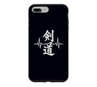 Kendo Heartbeat Arts Martiaux Japonais Combat d'épée Coque pour iPhone 7 Plus/8 Plus