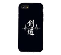 Kendo Heartbeat Arts Martiaux Japonais Combat d'épée Coque pour iPhone SE (2020) / 7/8
