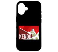Kendo Kendoka Art martial japonais Coque pour iPhone 16