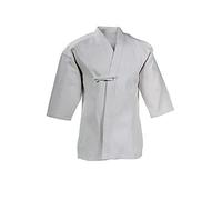 Kendo Tops Aikido Samourai Hakama Arts Martiaux Vêtements Kimono Chemises Costumes, Haut blanc, 175 cm