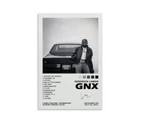 Kendrick Poster mural décoratif sur toile de l'album Lamar Gnx 40 x 60 cm