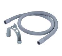 Kenekos - tuyau de vidange/rallonge pour lave-linge ou lave-vaisselle - 1/1,5 / 2m. Tuyau d'égout flexible, diamètre des extrémités 19mm et 21mm. Deux connexions droites
