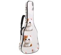 KengjuTesu Étui souple pour guitare acoustique de 109 cm avec sangle à dos et 2 poches, mini cactus sans rembourrage, sac à dos imperméable en tissu Oxford pour guitare basse, Multicolore 7., Taille