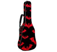 KengjuTesu Étui souple pour guitare acoustique de 109 cm avec sangle à dos et 2 poches, sorcières d'Halloween, sans rembourrage, sac à dos imperméable en tissu Oxford pour guitare basse, Multicolore 3
