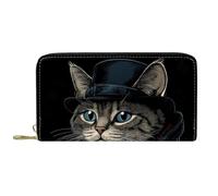 KengjuTesu Portefeuille à fermeture éclair pour femme et pochette pour téléphone, Ride The Wave, sac à main de voyage en cuir, porte-cartes, organisateur de poignets, portefeuilles, Multicolore 9