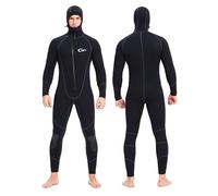 Kenilah Combinaison de Plongée 5MM Homme - Néoprene pour Chasse sous-Marine, Snorkeling et Surf - Combinaison Isotherme Eaux Profondes(Medium)