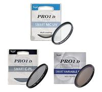 Kenko Set de Basique Filtre PRO1D Smart MCUV/C-PL/Variable NDX3-450 φ49mm, pour la Protection de l'objectif, pour la Prise de Vue de paysages