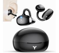 KENLUMO Écouteurs sans Fil à Clip Sportif Bluetooth 6.0 Boutons physiques tactiles HiFi Stéréo IPX7 60 H d'autonomie cadeaux Noël