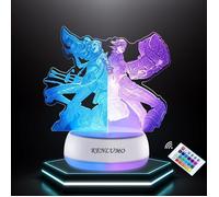 KENLUMO JINX Lampe Cadeau Noël enfant League of Legends Lampe de chevet LED télécommande Touchez pour changer de couleur decoration