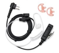KENMAX Kit de Surveillance avec écouteurs Intra-Auriculaires 2 Fils pour Motorola CLS1450 P180 P200 GP88