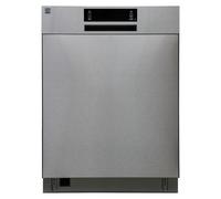 Kenmore 2214605 Étagère réglable pour baignoire intégrée de 61 cm en acier inoxydable résistant aux empreintes digitales