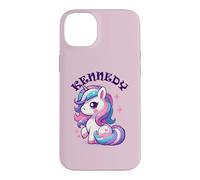 Kennedy Adorable Motif Licorne pour Fille Nom Kennedy Coque pour iPhone 14 Plus