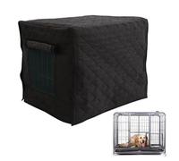 Kennel Cover - 49 Inch Insulated Windproof Cage Cover | Breathable Quilted Pet Shelter - Winter Warmth RV Camping Outdoor Indoor Kennel Protection For Puppies Dogs And Small Pets Cat Bird House