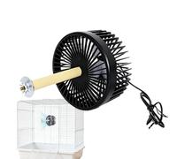 Kennel Fan For Dog Crates - ABS Wood 13cm | Quiet Crate Cooling Fan Speed Pet Ventilation | Universal Cage Airflow Cooling Fans For Dogs Cats Birds Travel Home Summer Use Indoor Outdoor Comfort