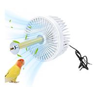 Kennel Fan For Dog Crates - ABS Wood 13cm | Quiet Crate Cooling Fan Speed Pet Ventilation | Universal Cage Airflow Cooling Fans For Dogs Cats Birds Travel Home Summer Use Indoor Outdoor Comfort