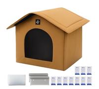 Kennel Maison réfrigérante pour chiots | Isolé portable avec sacs absorbants et pack de glace pour le confort des chiens intérieur et extérieur
