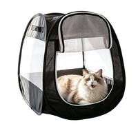 Kennel Portable Tent Pet Kennel, respirant Mesh Puppy Enclosure, Kitten Travel Shelter, Lightweight Outdoor Rest Space, Pratique Accessory for Small Dog Cat Beach Backyard Yard Park Play