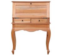 Kenneth@ Bureau - 1 PERSONNE - Table de secrétaire - 78x42x103 cm - Bois d'acajou massif LL87