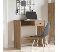 Kenneth@ Bureau - 1 PERSONNE - Table d'ordinateur - chêne artisanal - 80x40x75 cm - bois d'ingénierie LL849